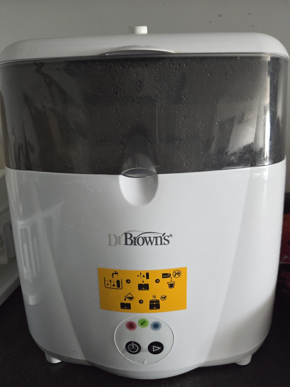 Dr. Brown's White Electric Baby Bottle Sterilizer